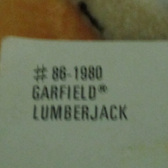 Rare Canadian Series Garfield Lumber Jack Plush - Picture 5 of 5
